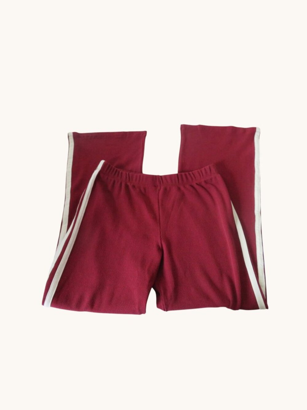 Daydreamer La- Solid Thermal Track Pant - Size Large - Burgandy, NWT - Picture 2 of 7